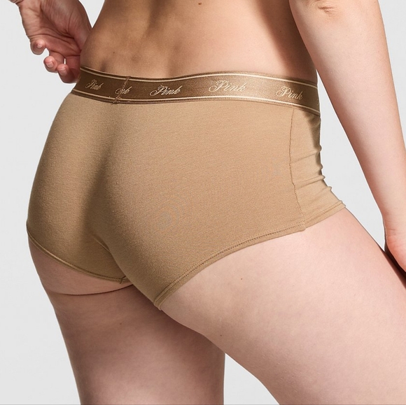 PINK VS Logo Cotton Boyshort underwear - Picture 3 of 4